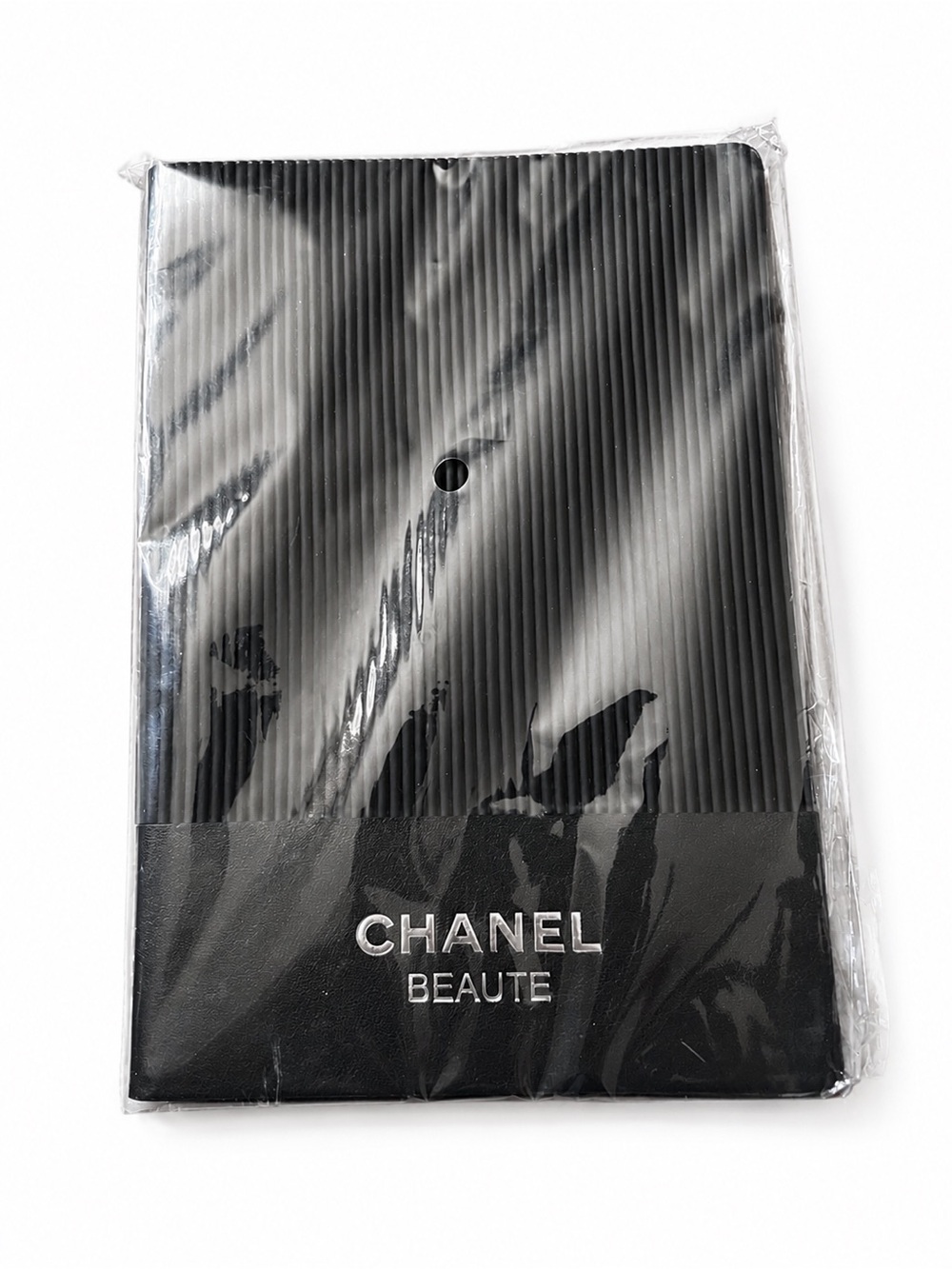 CHANEL Black Ribbed Beaute Journal